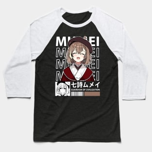 Nanashi Mumei in Kimono Baseball T-Shirt